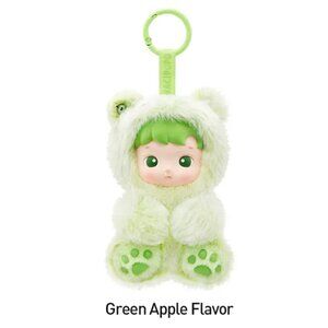 POP MART Hacipupu Gummy Bear Plush Pendant Green Apple Flavor